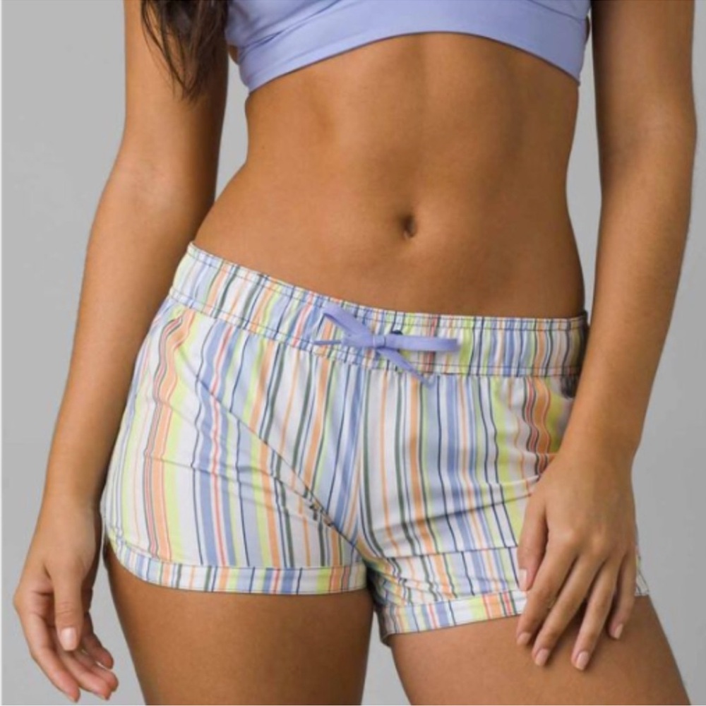 NWT Prana Mariya Multi Stripe Short